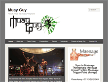 Tablet Screenshot of muayguy.com